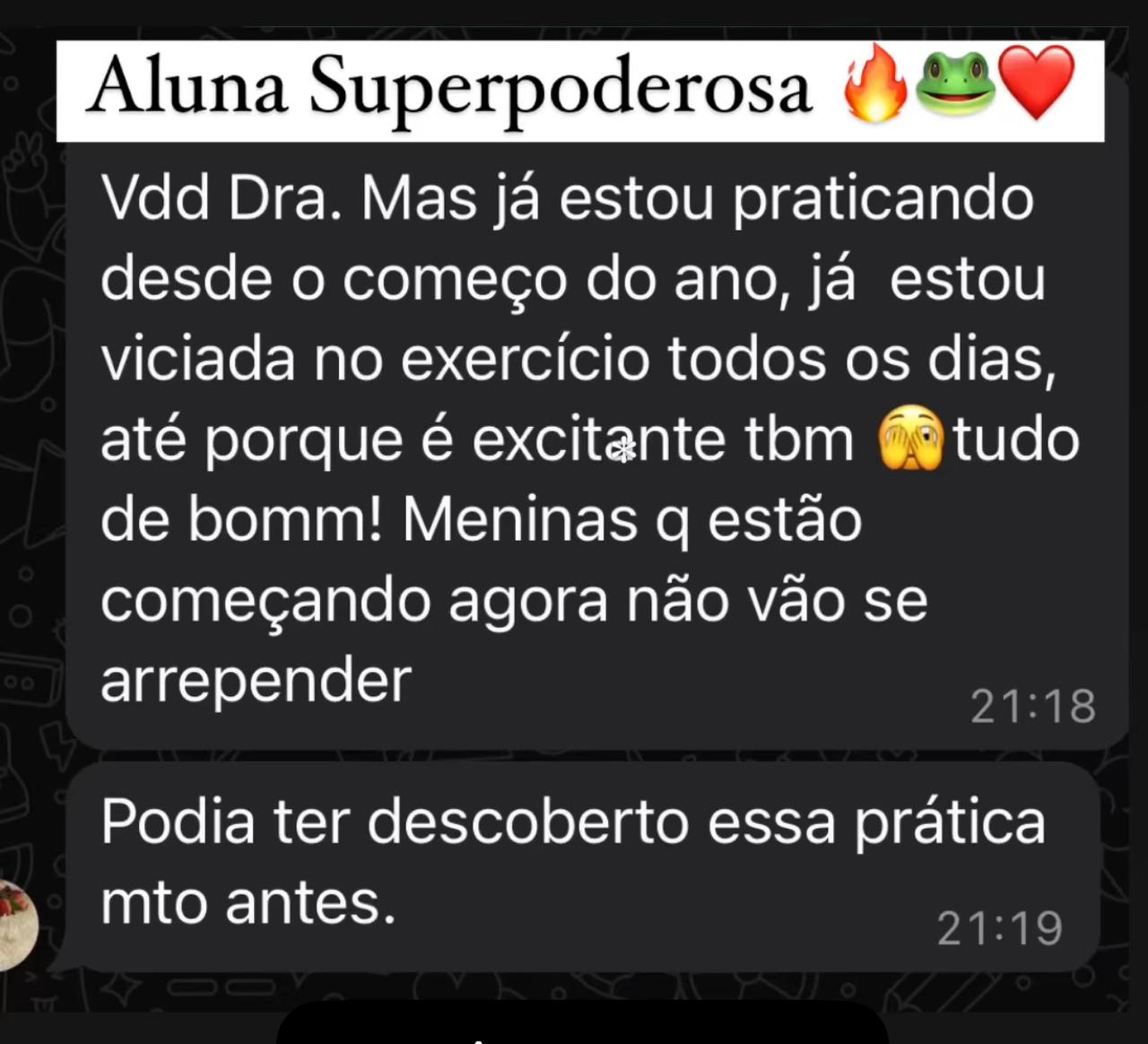 Relato de aluna 8